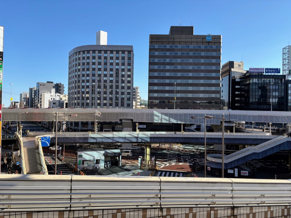 Mitsui Garden Hotel Ueno exterior near Ueno Station