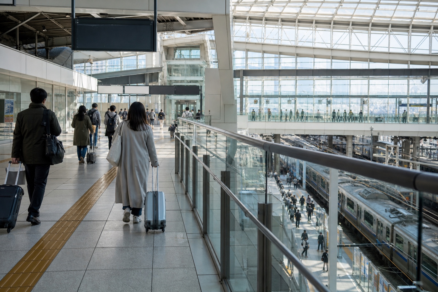 Shinagawa Station rail concourse